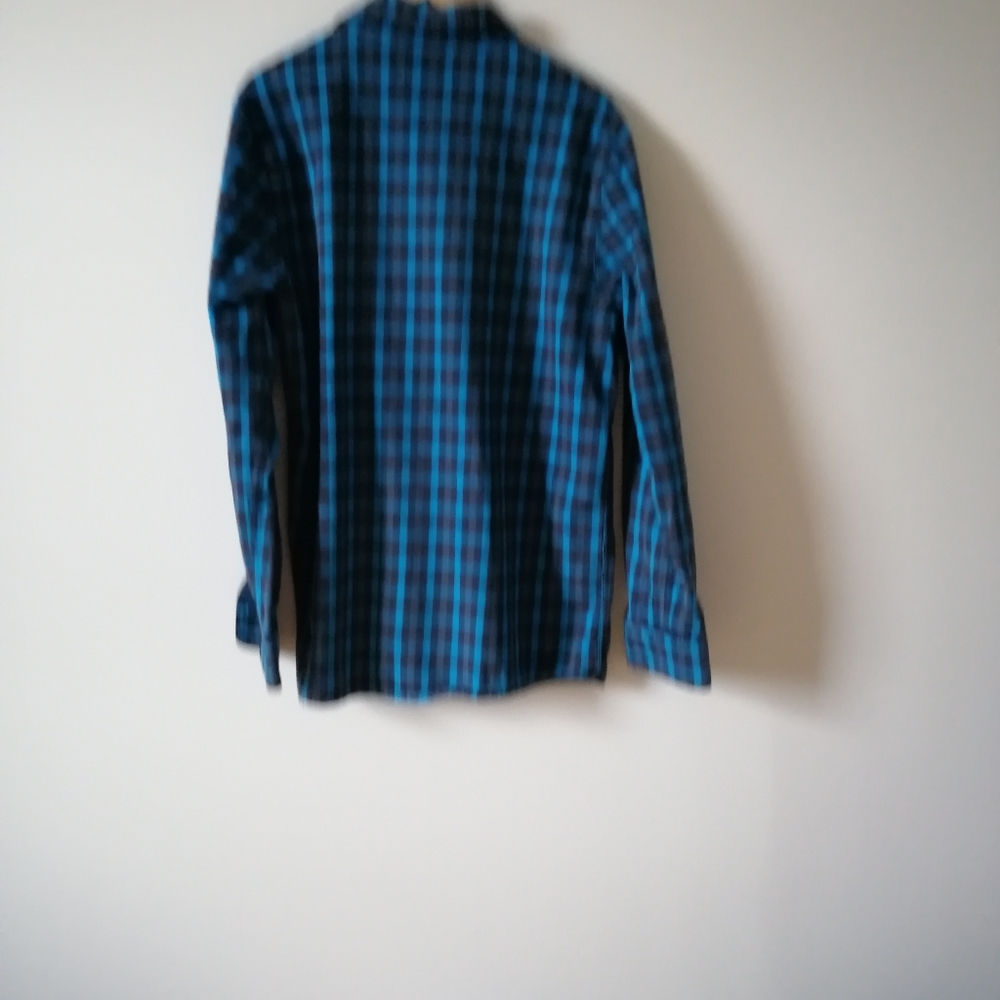Nomis Flannel Blue Black Grey Large - Picture 4 of 11